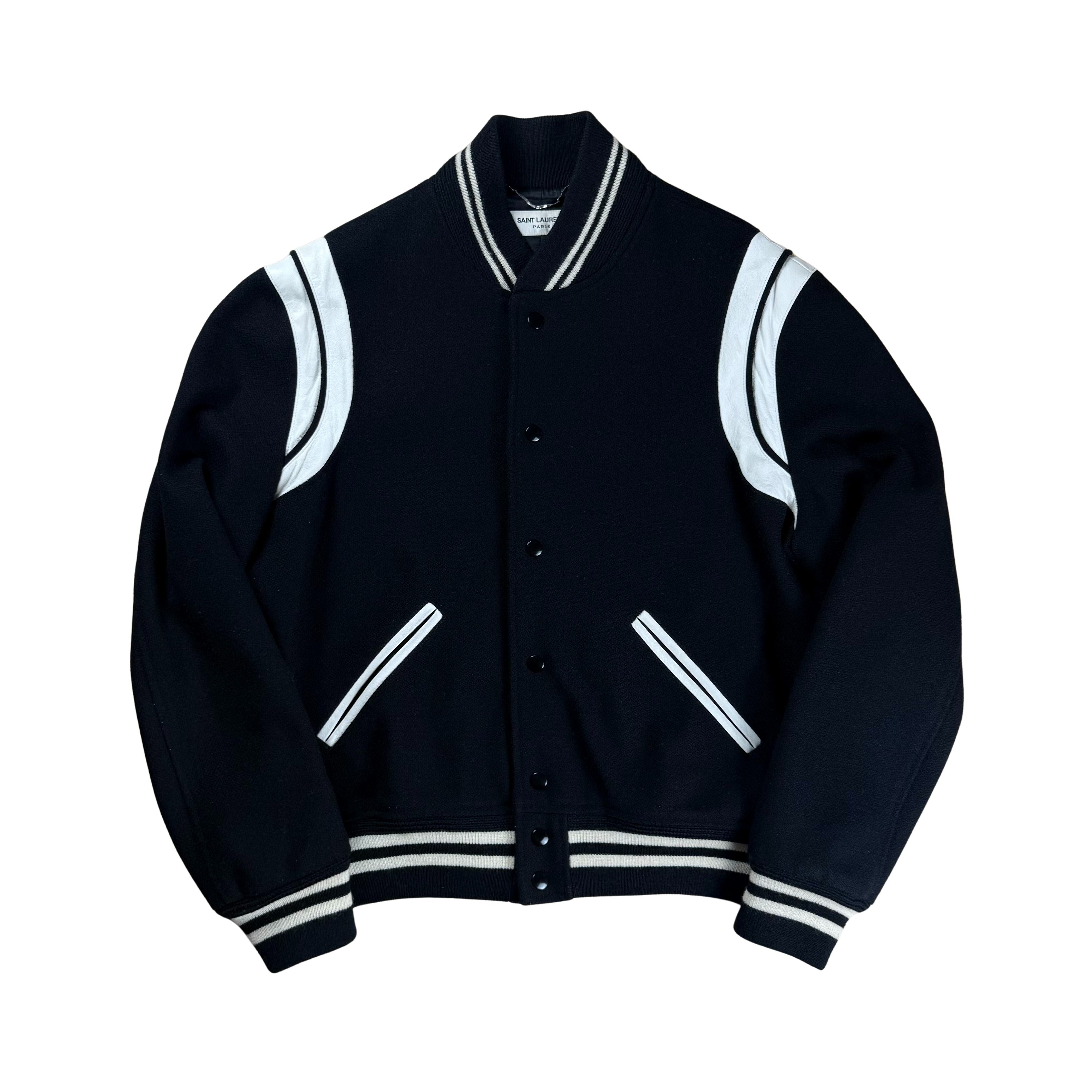 Saint Laurent Teddy College Jacke 2015  - 52
