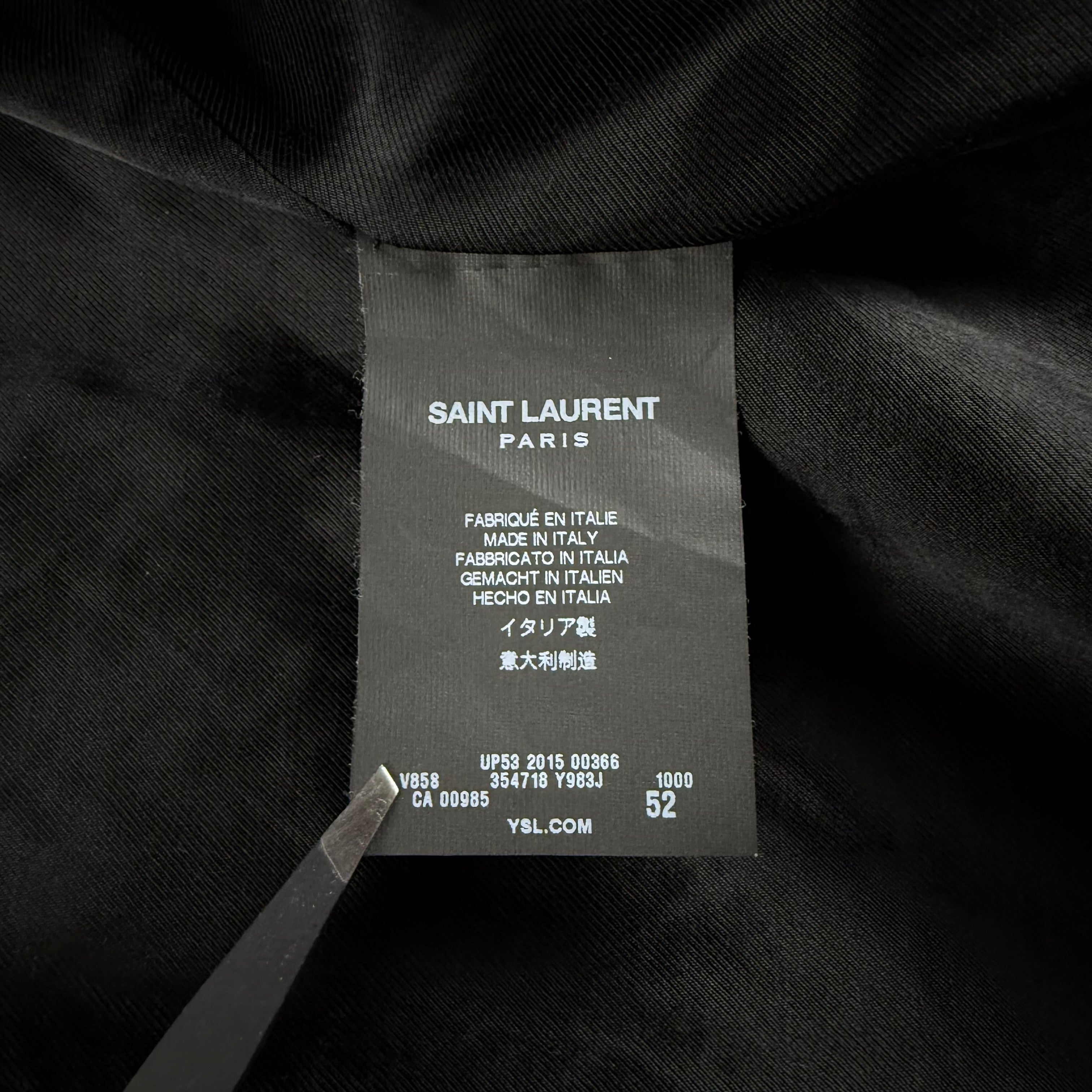 Saint Laurent Teddy College Jacke 2015  - 52