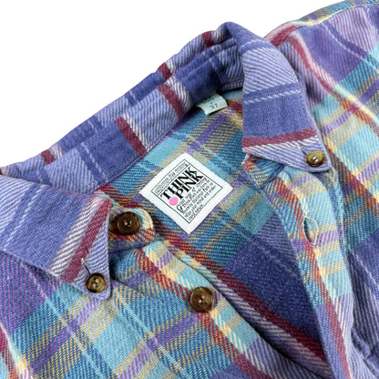 Vintage Think Pink Flannel 80s - M