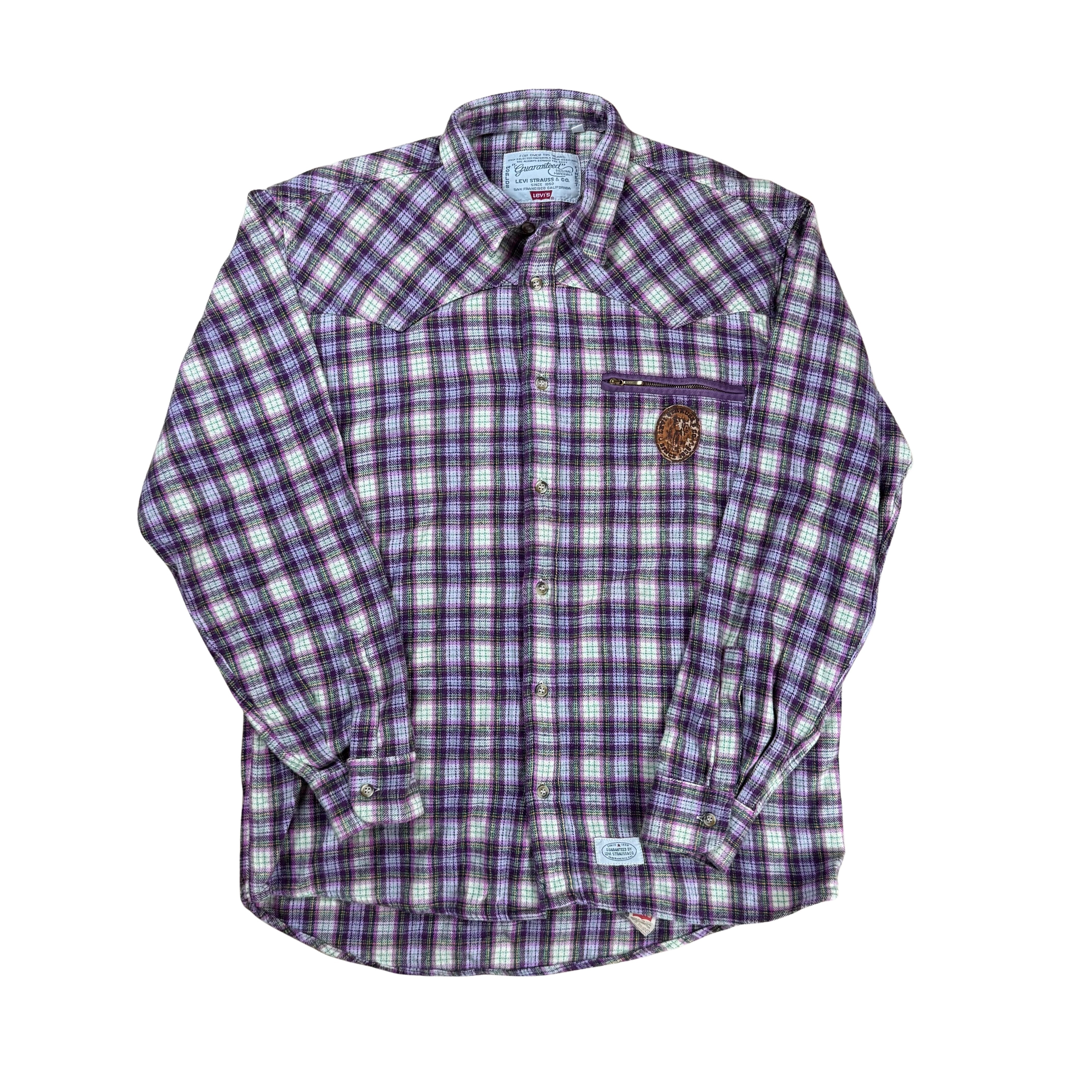 Vintage Levis Flannel 80s Rare - L