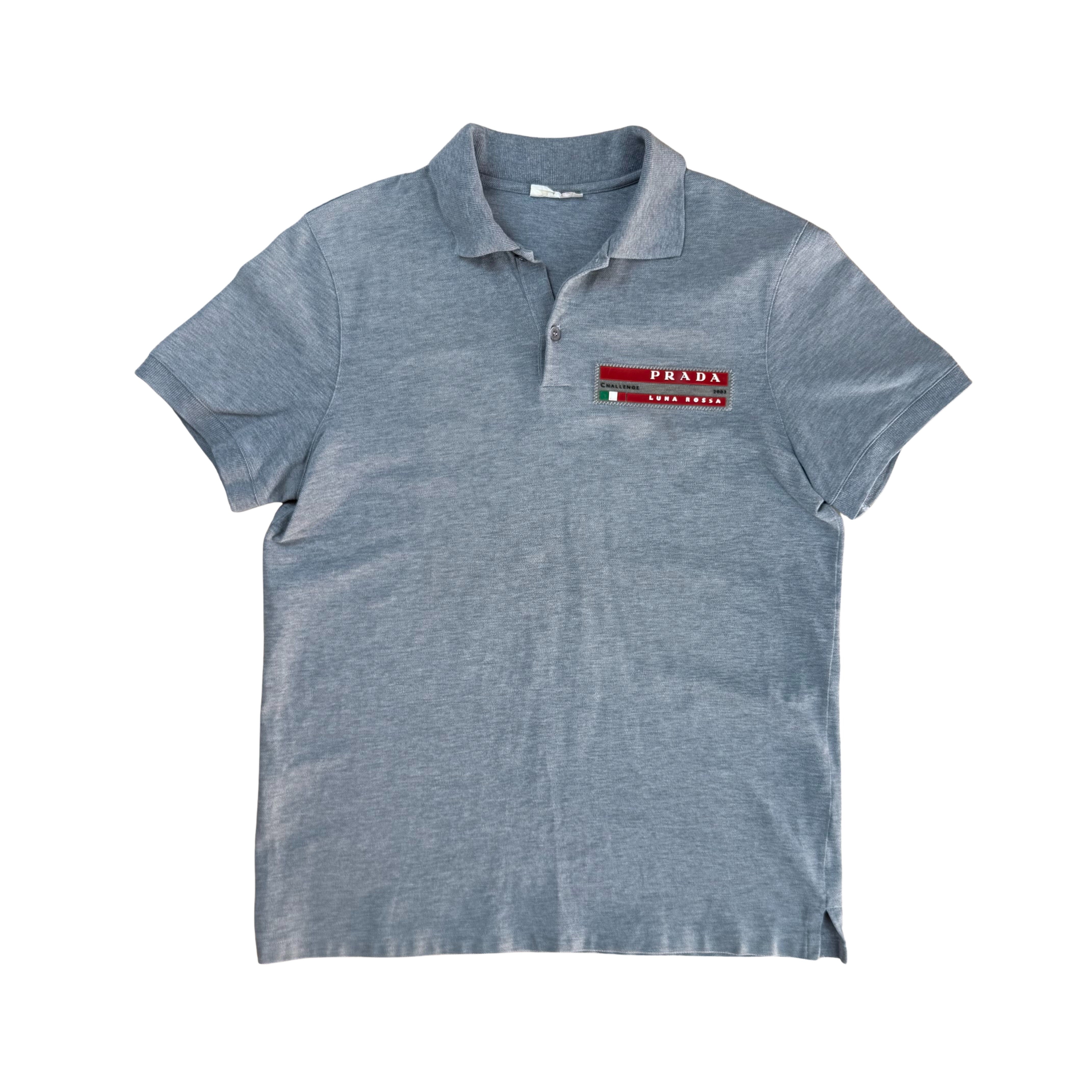 Vintage Prada Poloshirt Luna Rossa 2003 - L