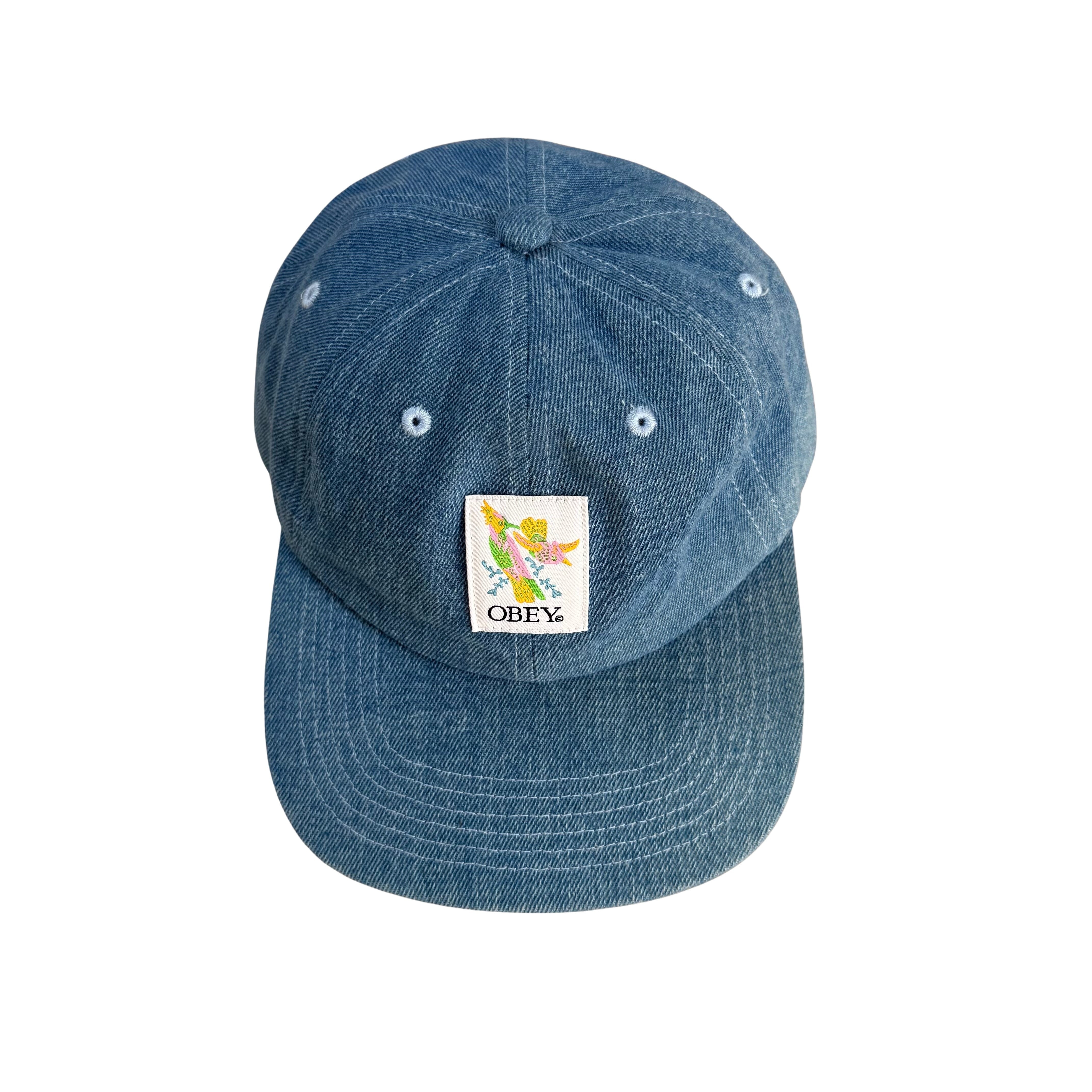 Vintage Obey Denim Cap - Verstellbar