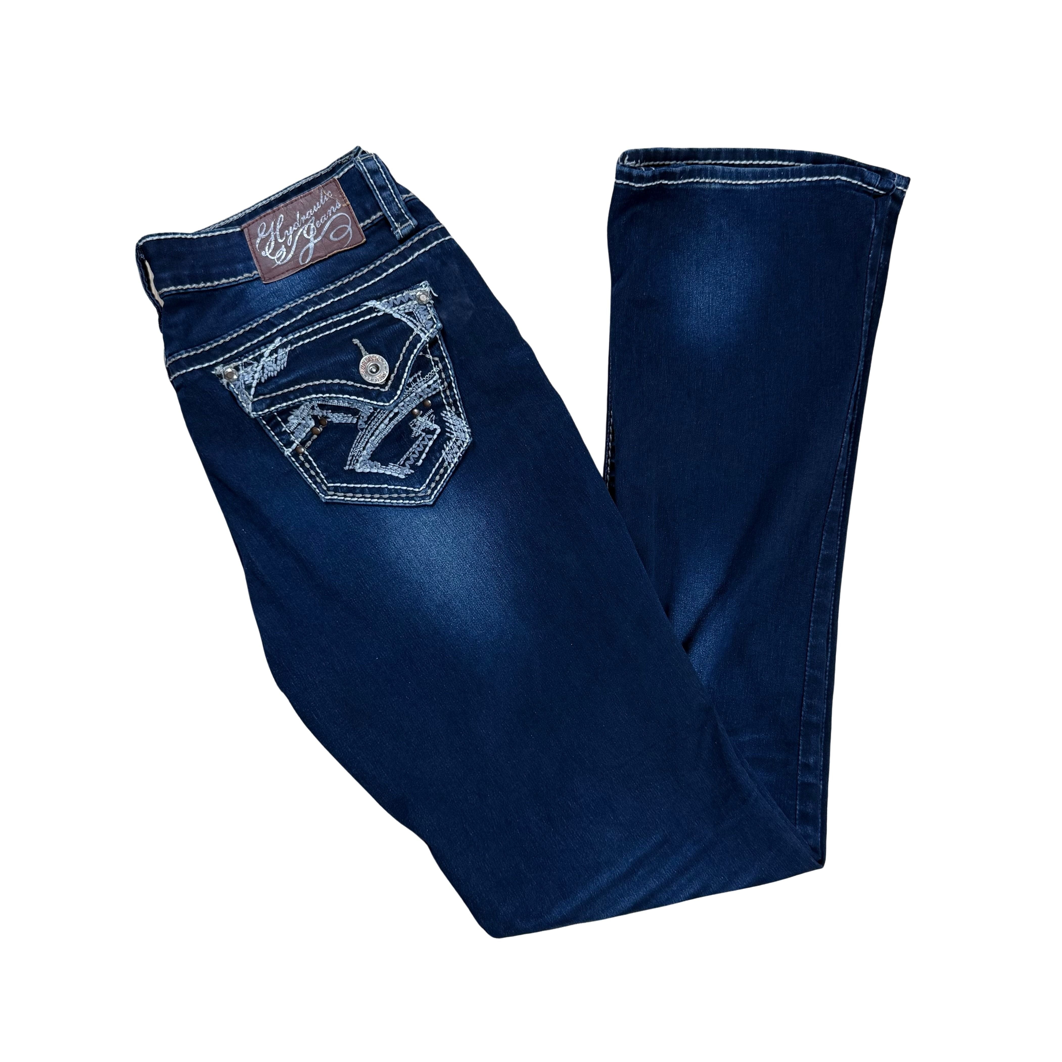 Vintage Y2K  Hydraulic Jeans Flared  - XL