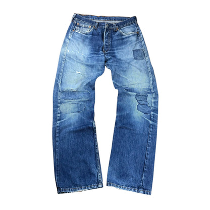 Vintage Levi's 501 Patchwork Jeans  - M