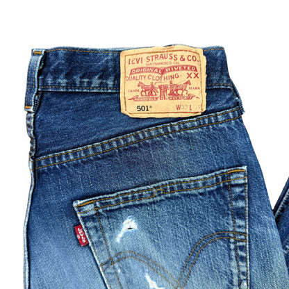 Vintage Levi's 501 Patchwork Jeans  - M