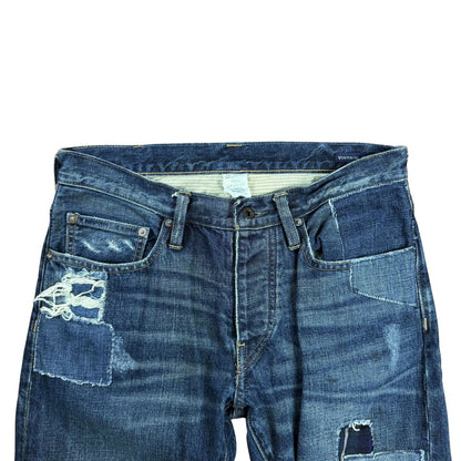 Vintage Ralph Lauren Rugby Patchwork Jeans  -M