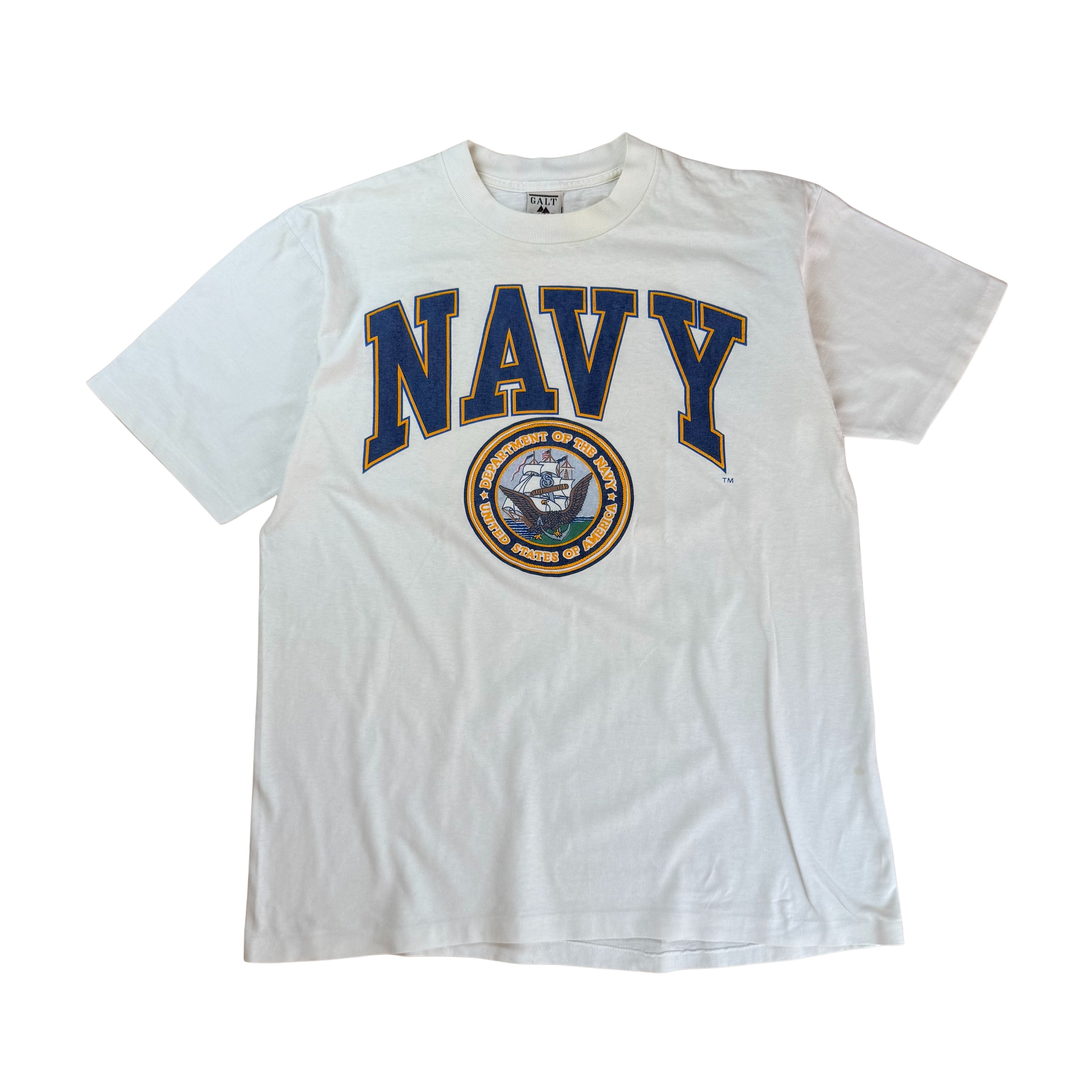 Vintage 90s Navy USA T-Shirt  - XL