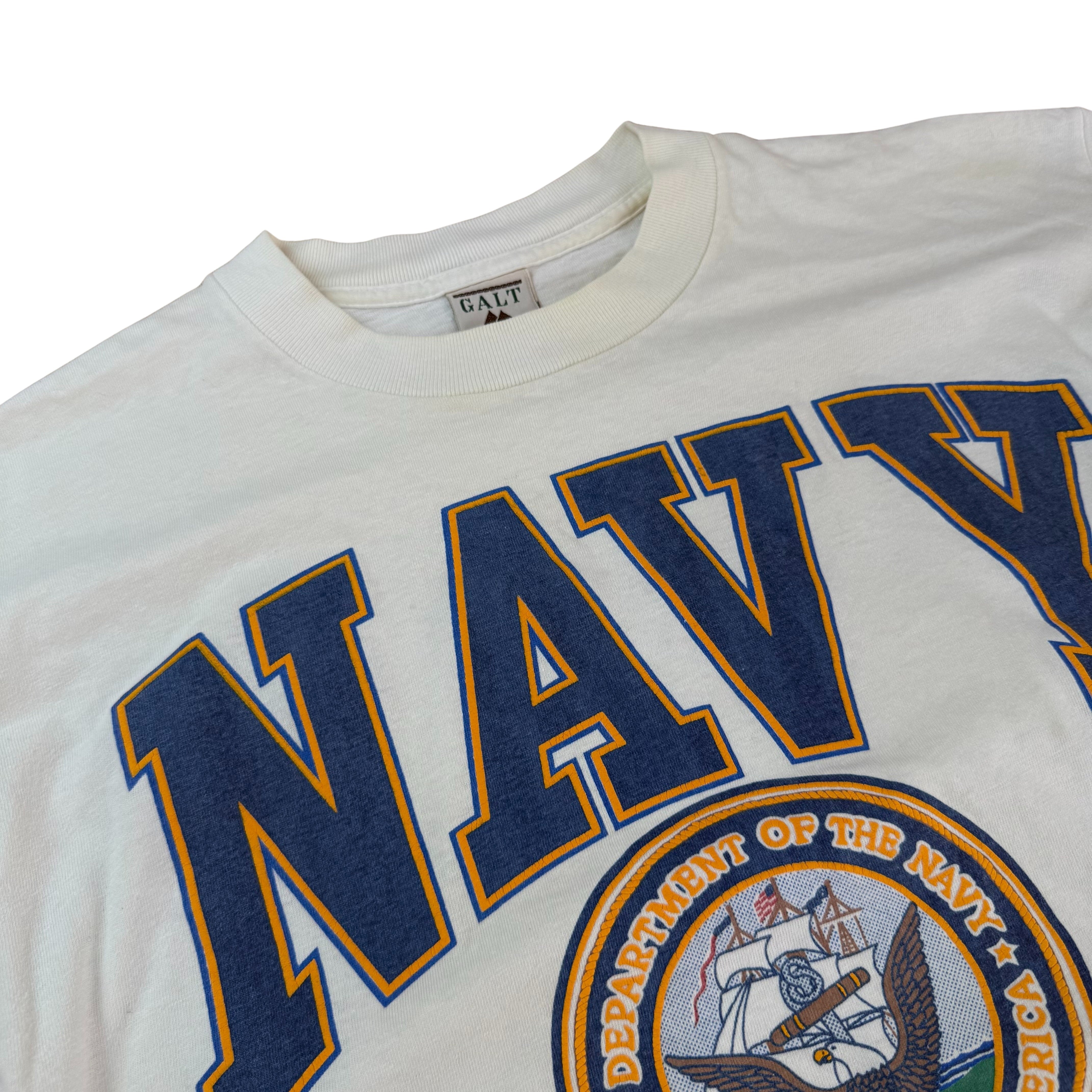 Vintage 90s Navy USA T-Shirt  - XL
