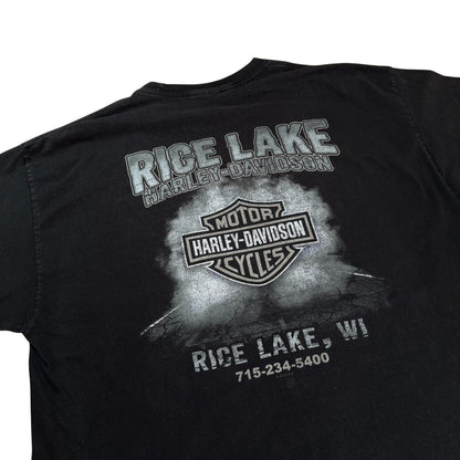 Vintage Harley Davidson Rice Lake T-Shirt  - XL