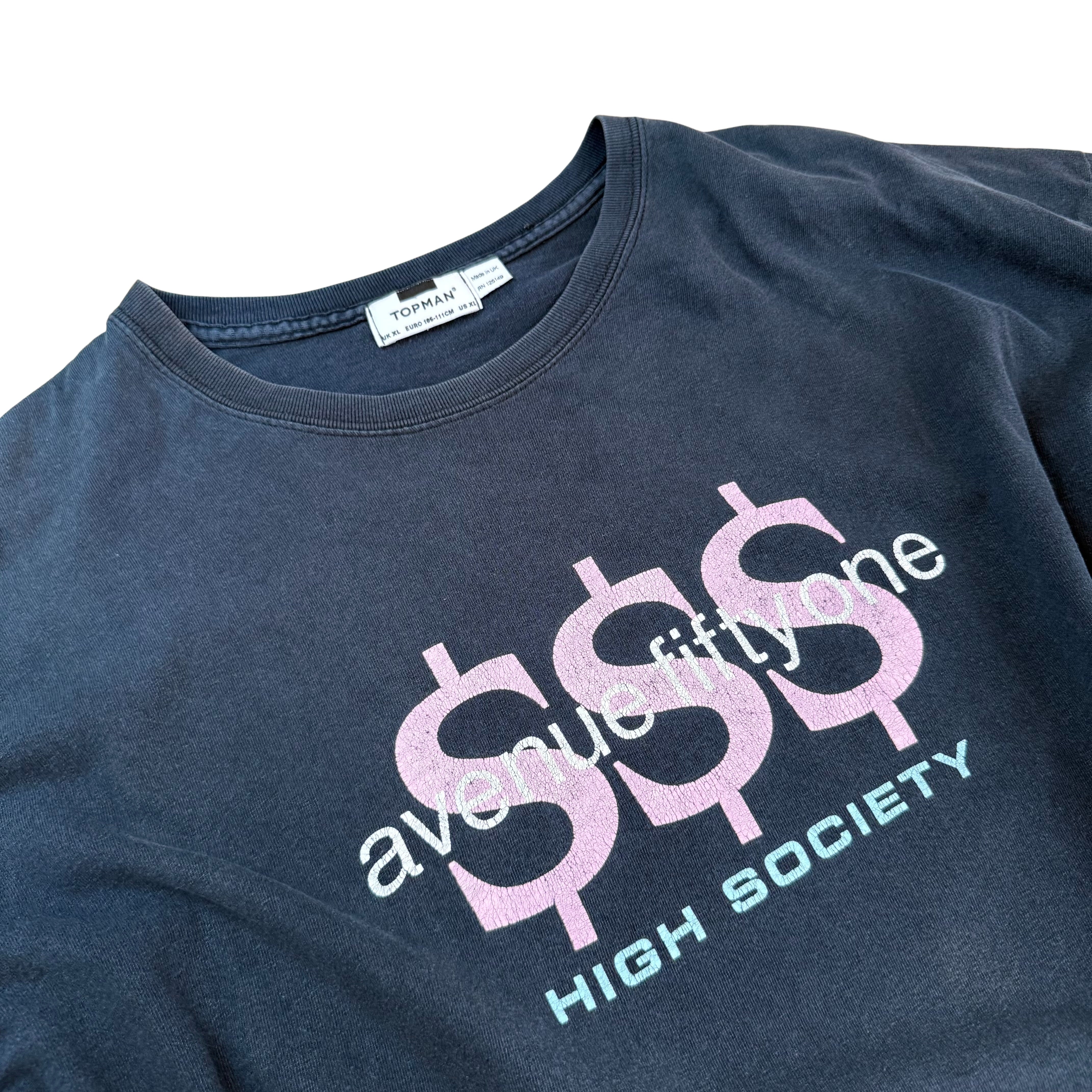 Vintage Topman Washed T-Shirt  - XL