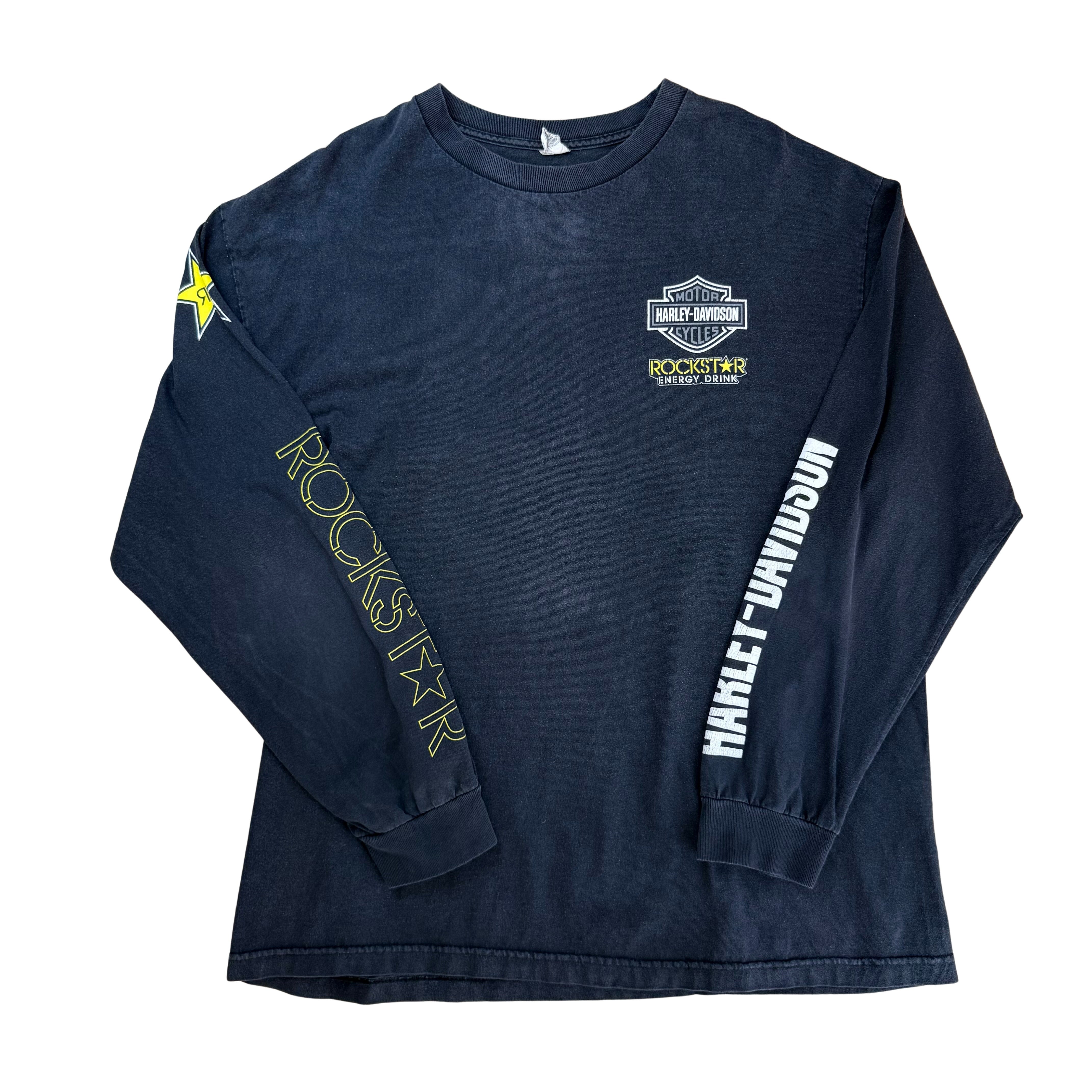 Vintage Harley Davidson Longsleeve 100 Years Rockstar Energy  - XL