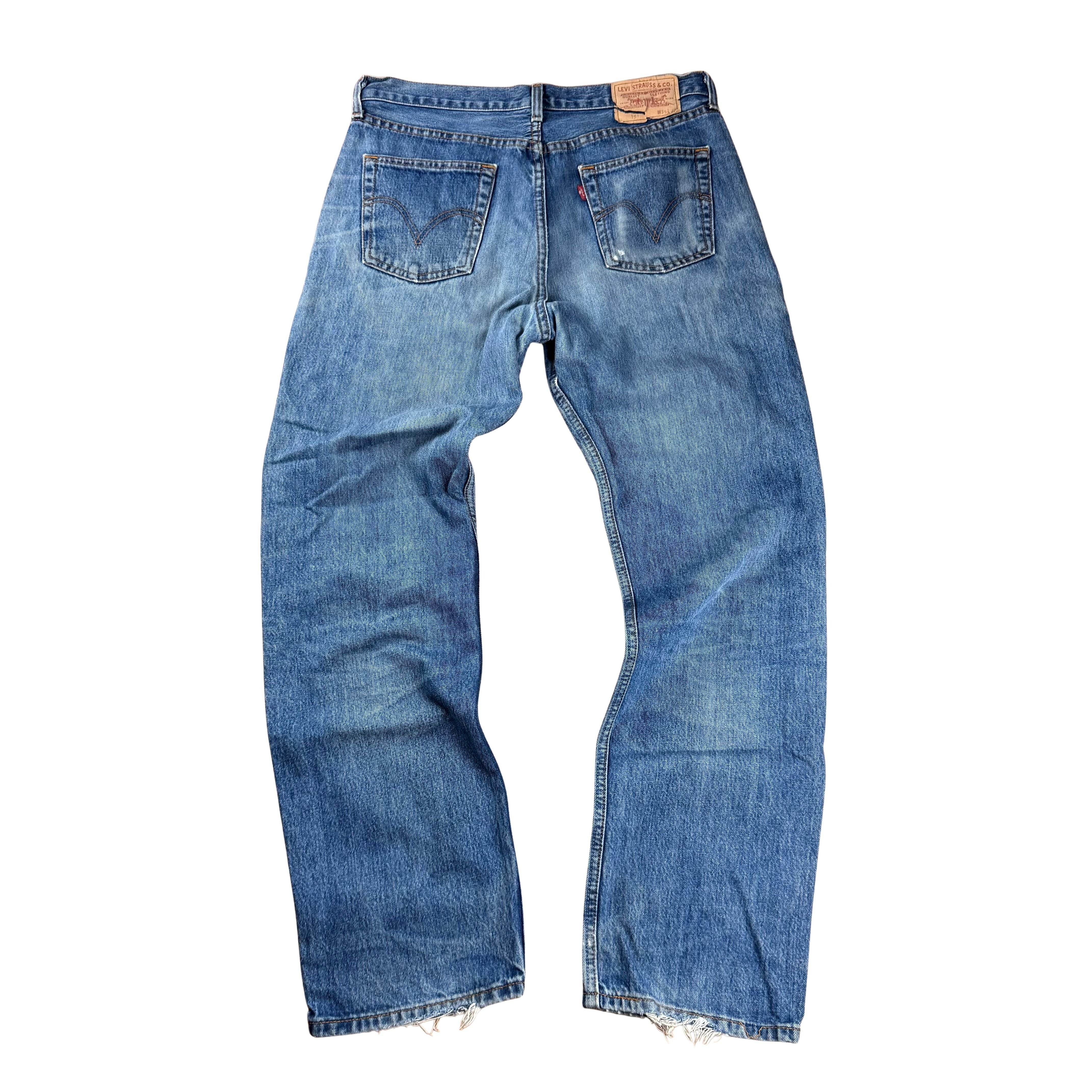 Vintage Levi's 571 Washed Jeans  - L
