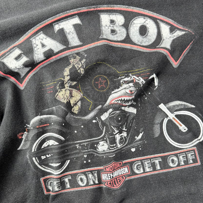 Vintage Harley Davidson Fat Boy T-Shirt  - L