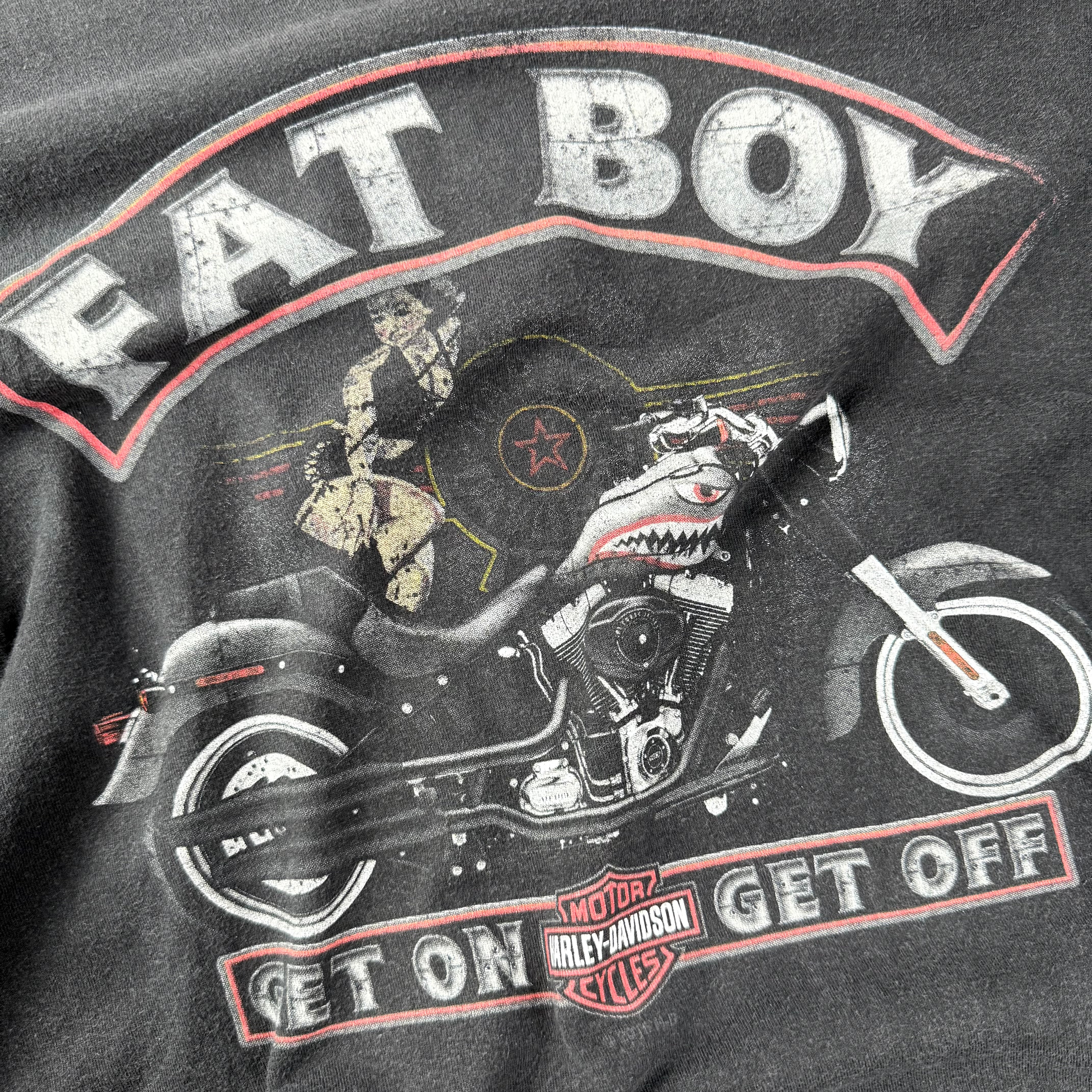 Vintage Harley Davidson Fat Boy T-Shirt  - L