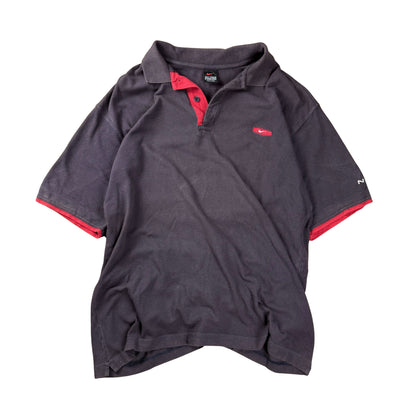 Vintage Y2K Nike Poloshirt Washed  - L
