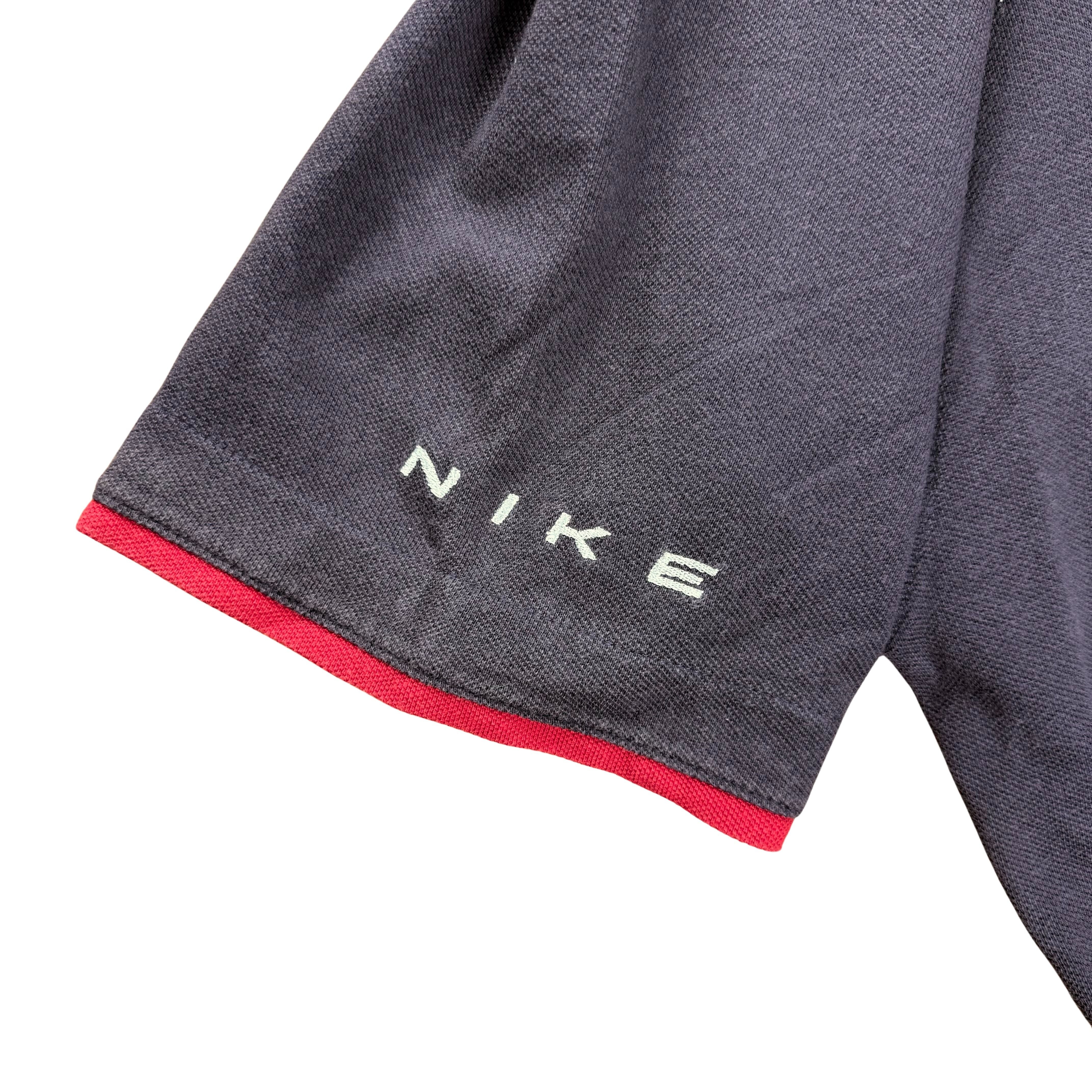 Vintage Y2K Nike Poloshirt Washed  - L