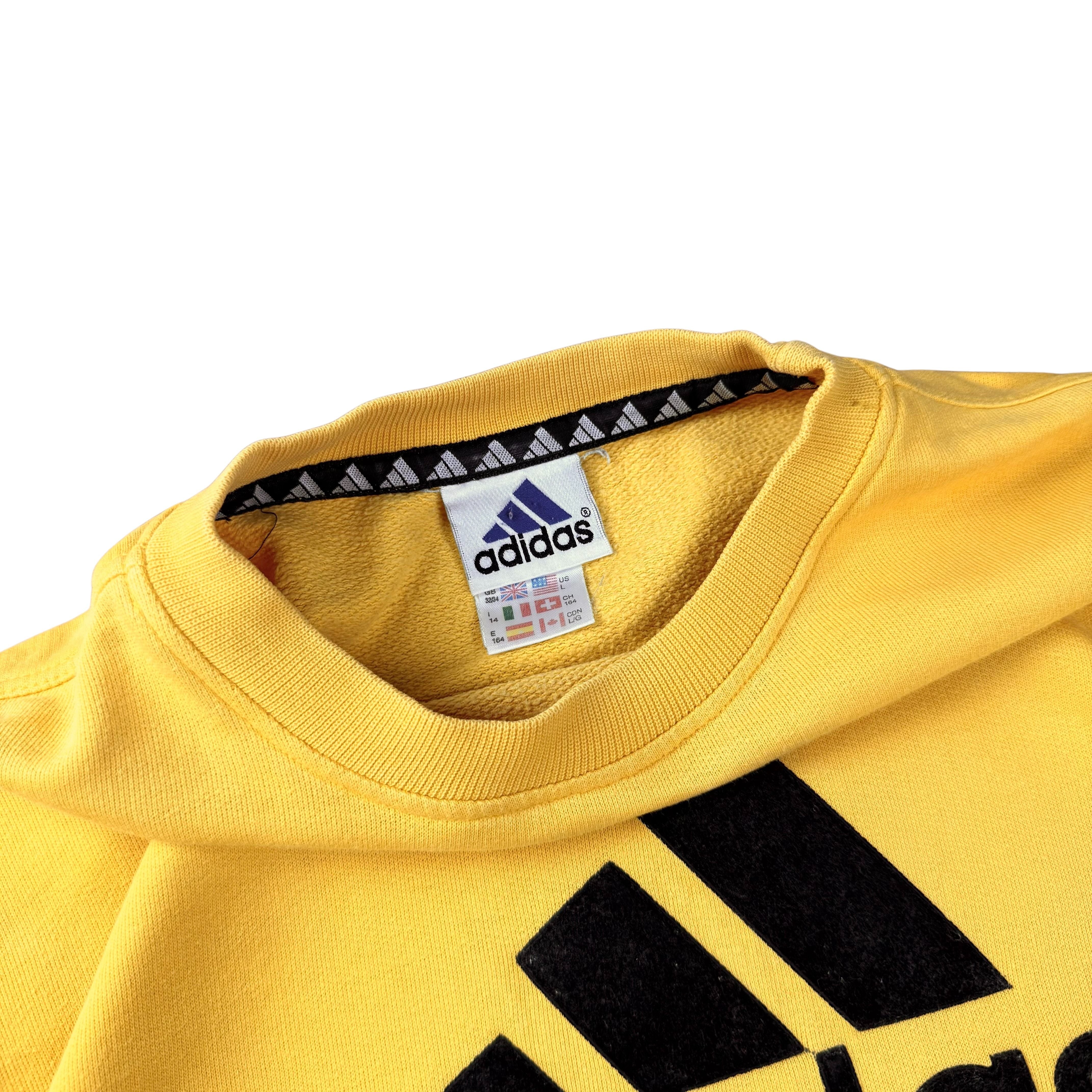 Vintage Sunfaded Adidas 90s Sweatshirt  - XS