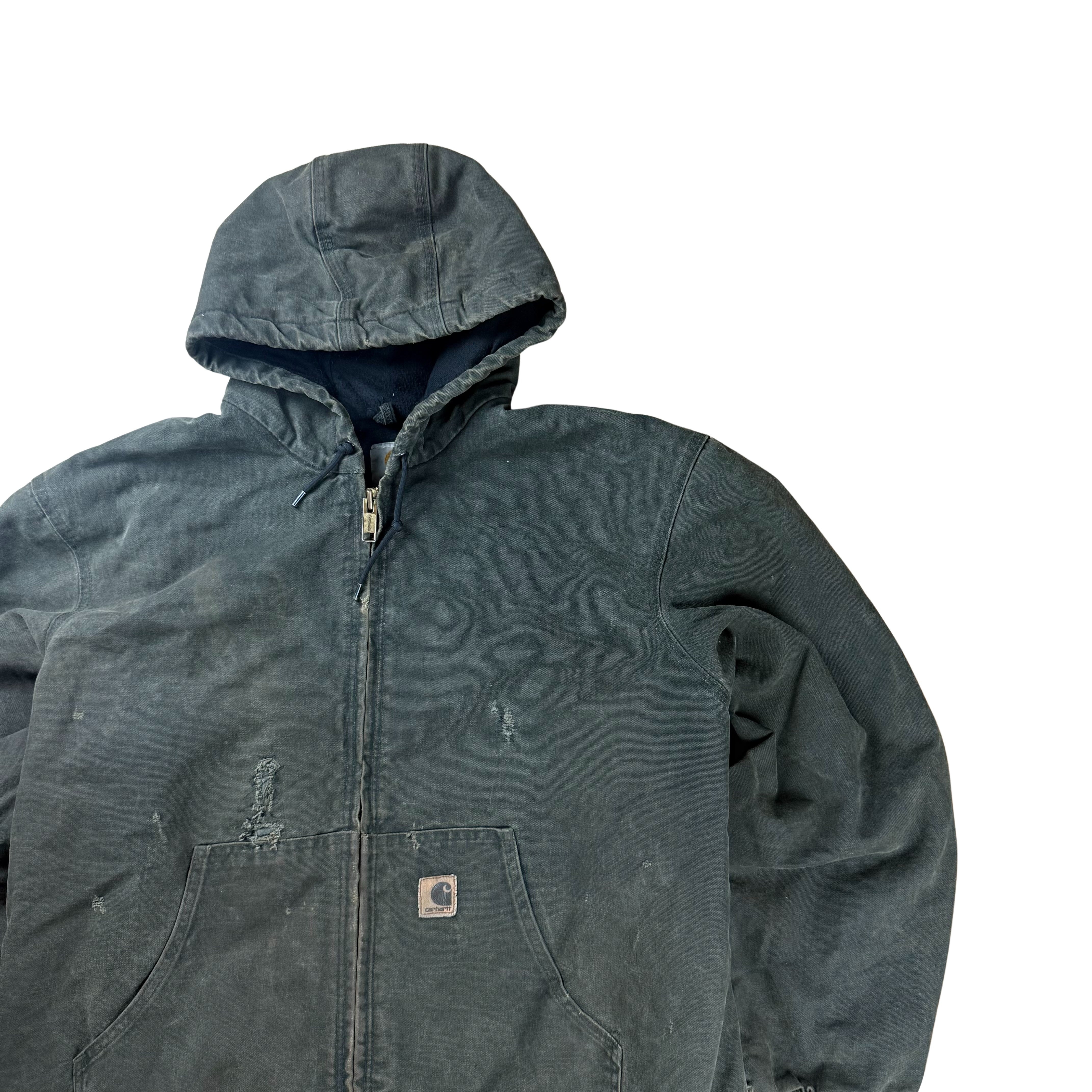 Vintage Carhartt Duck Active Jacket 00s Faded  - XL