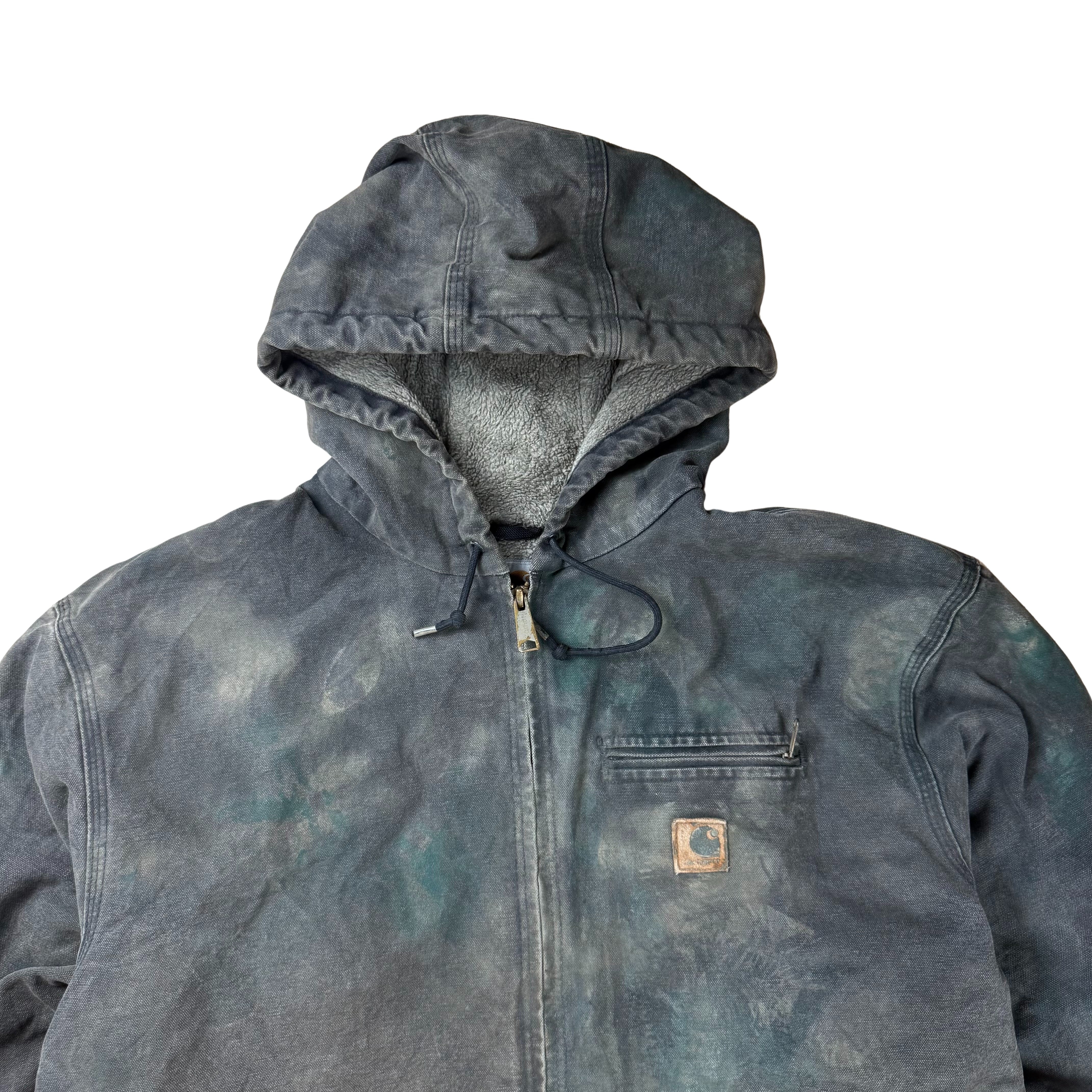 Vintage Carhartt Active Sherpa Jacket 90s Faded  - XXL (Fits XL)