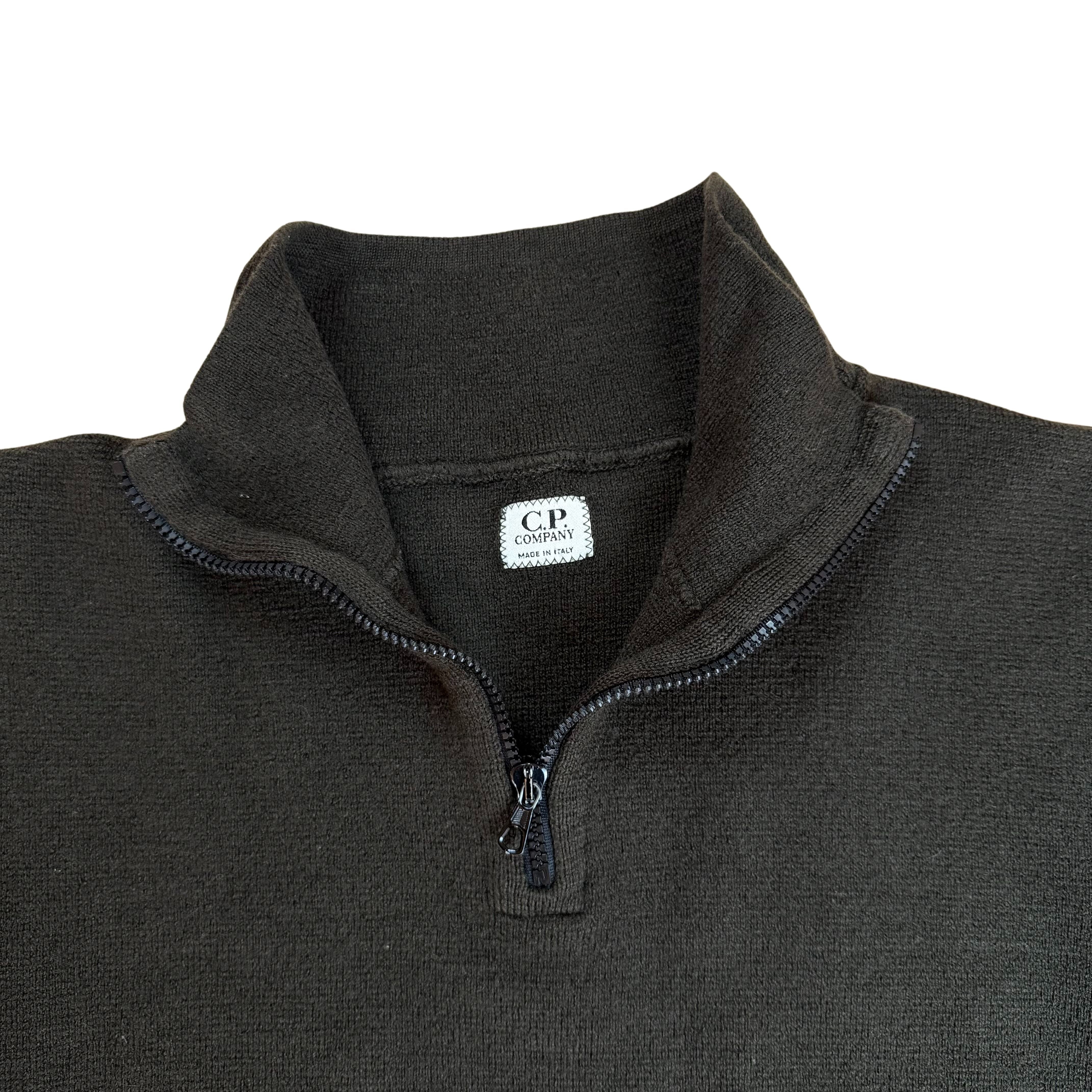 Vintage Cp Company Wool Knit Halfzip 1999 - M