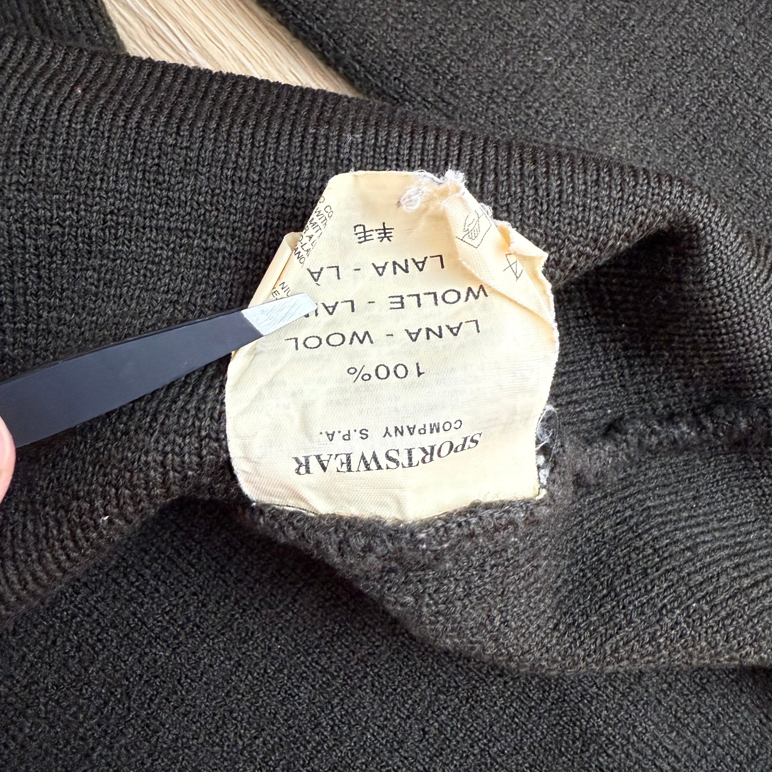 Vintage Cp Company Wool Knit Halfzip 1999 - M