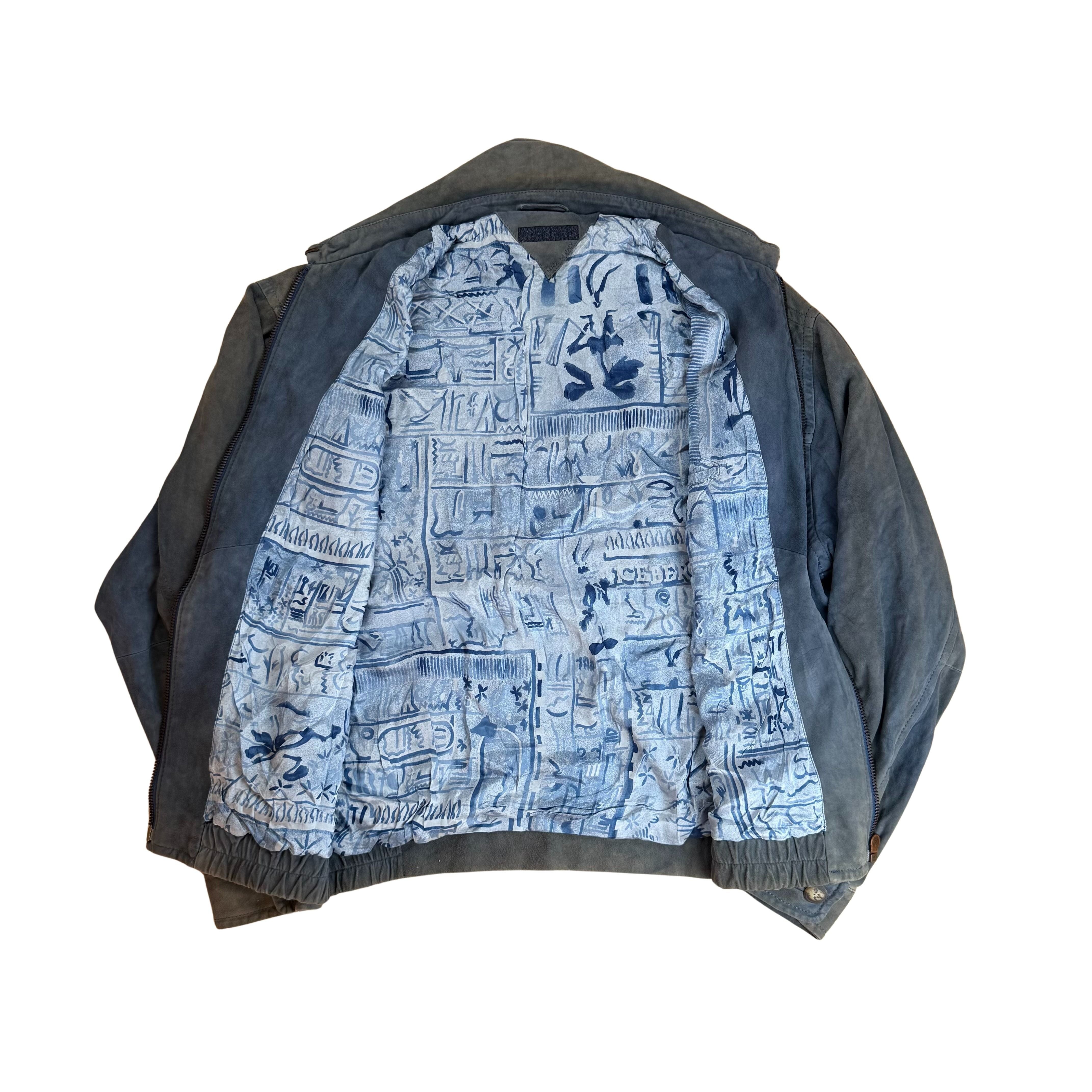 Vintage Iceberg Roadrunner Lederjacke 90s Rare  - L