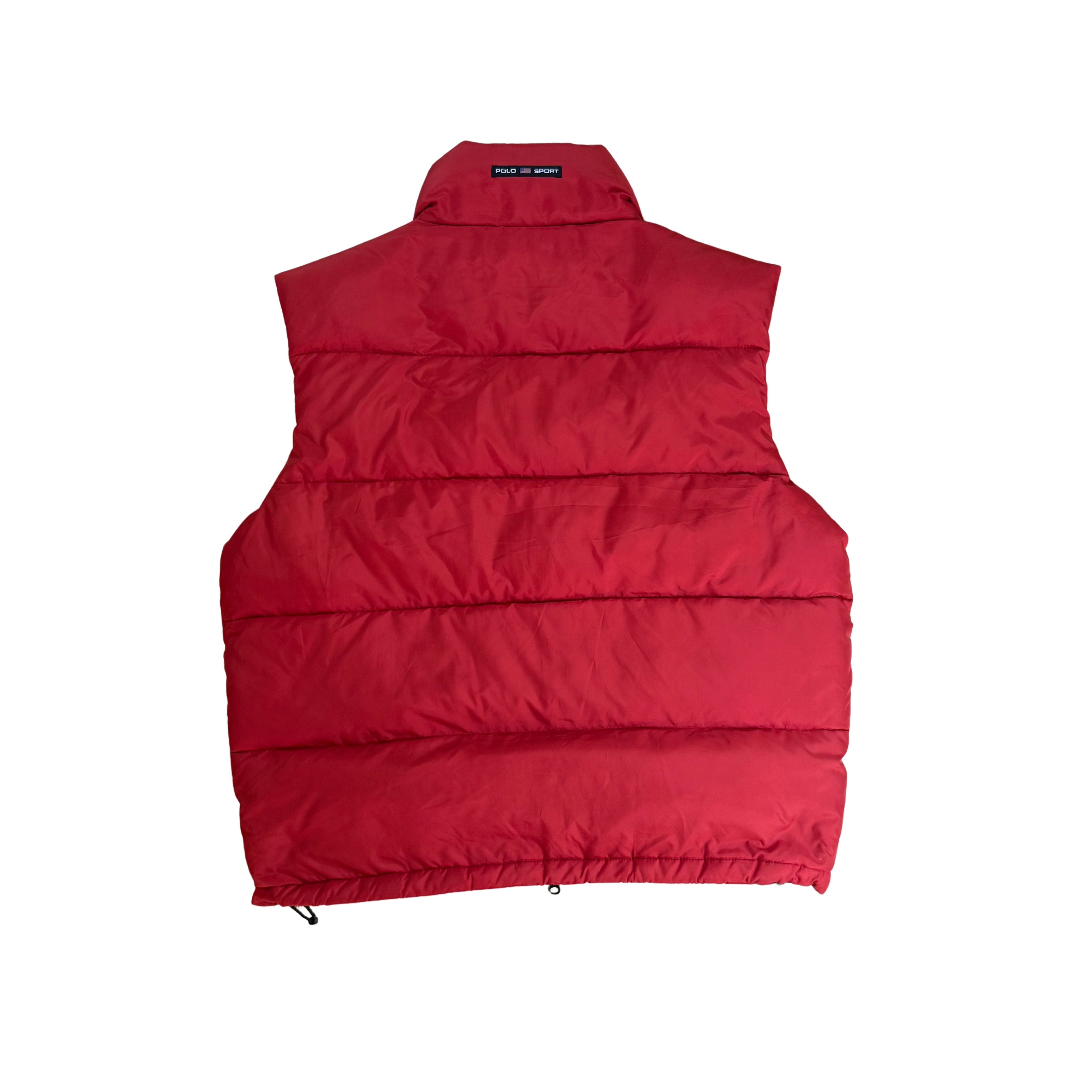 Vintage Ralph Lauren Polo Sport 90s Daunen Weste  - L