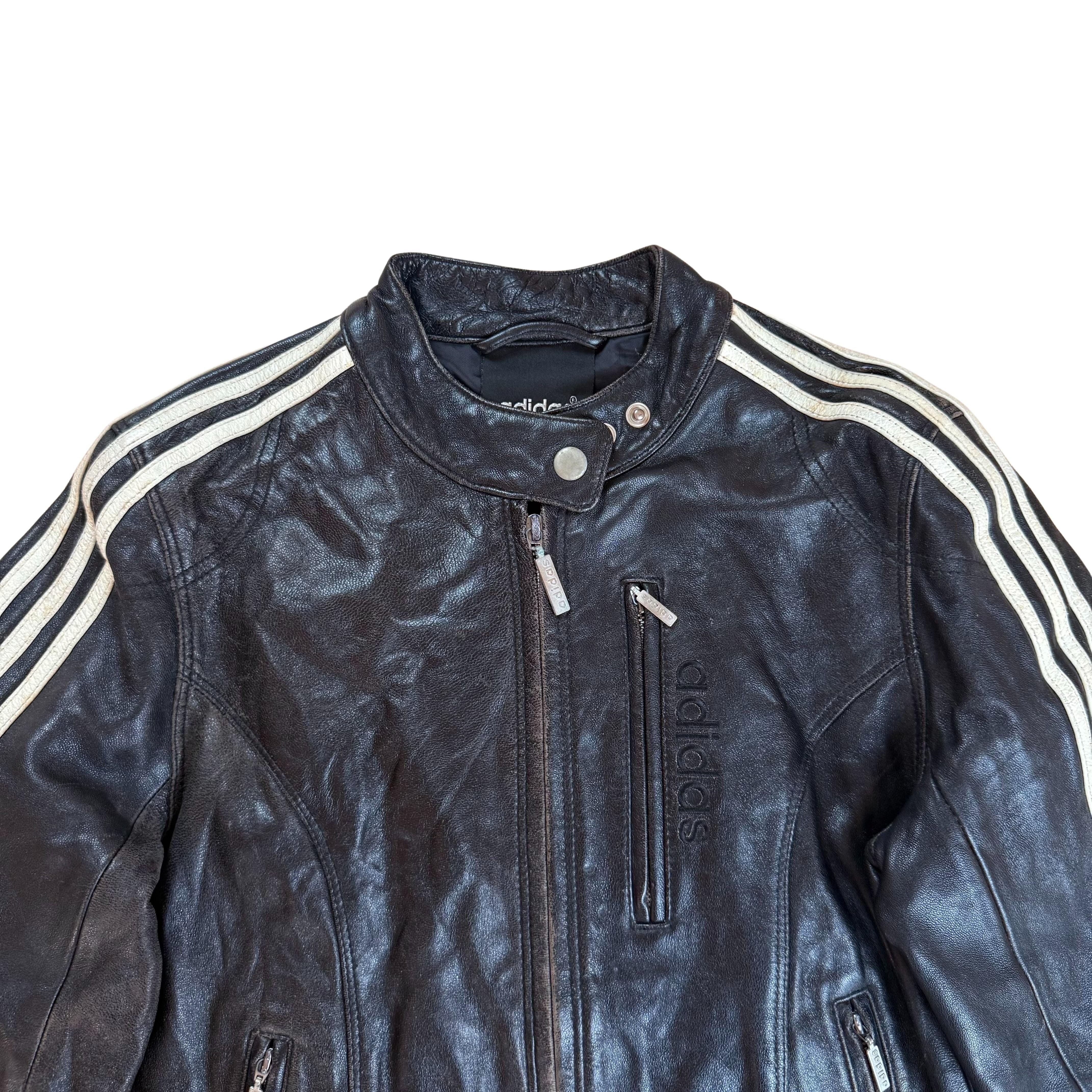 Vintage Adidas Lederjacke Rare  - S