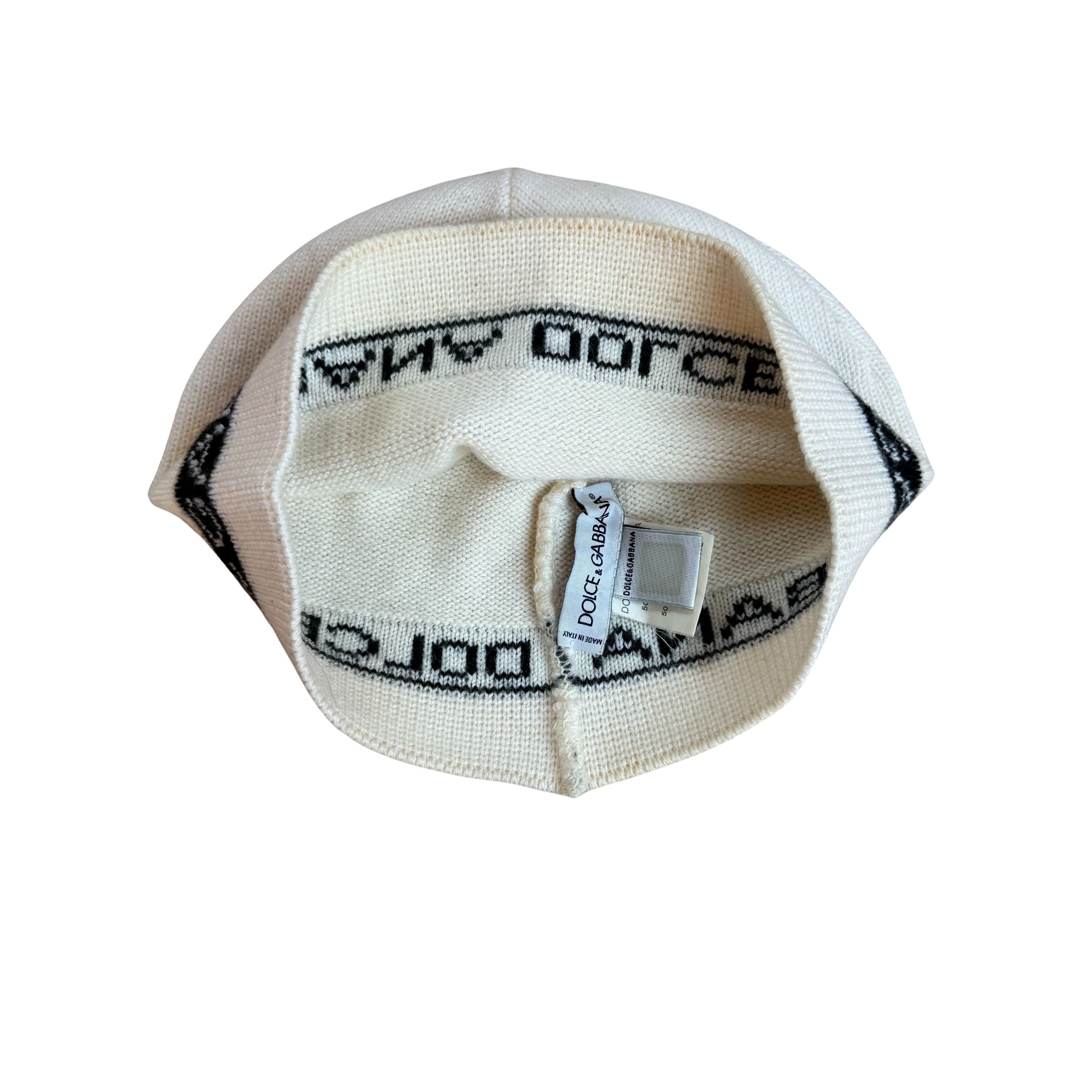 Vintage Y2K Dolce & Gabbana Beanie