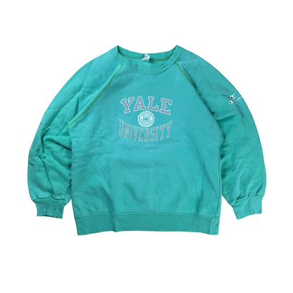 Vintage Champion 90s Yale College Sweatshirt Faded  - M
