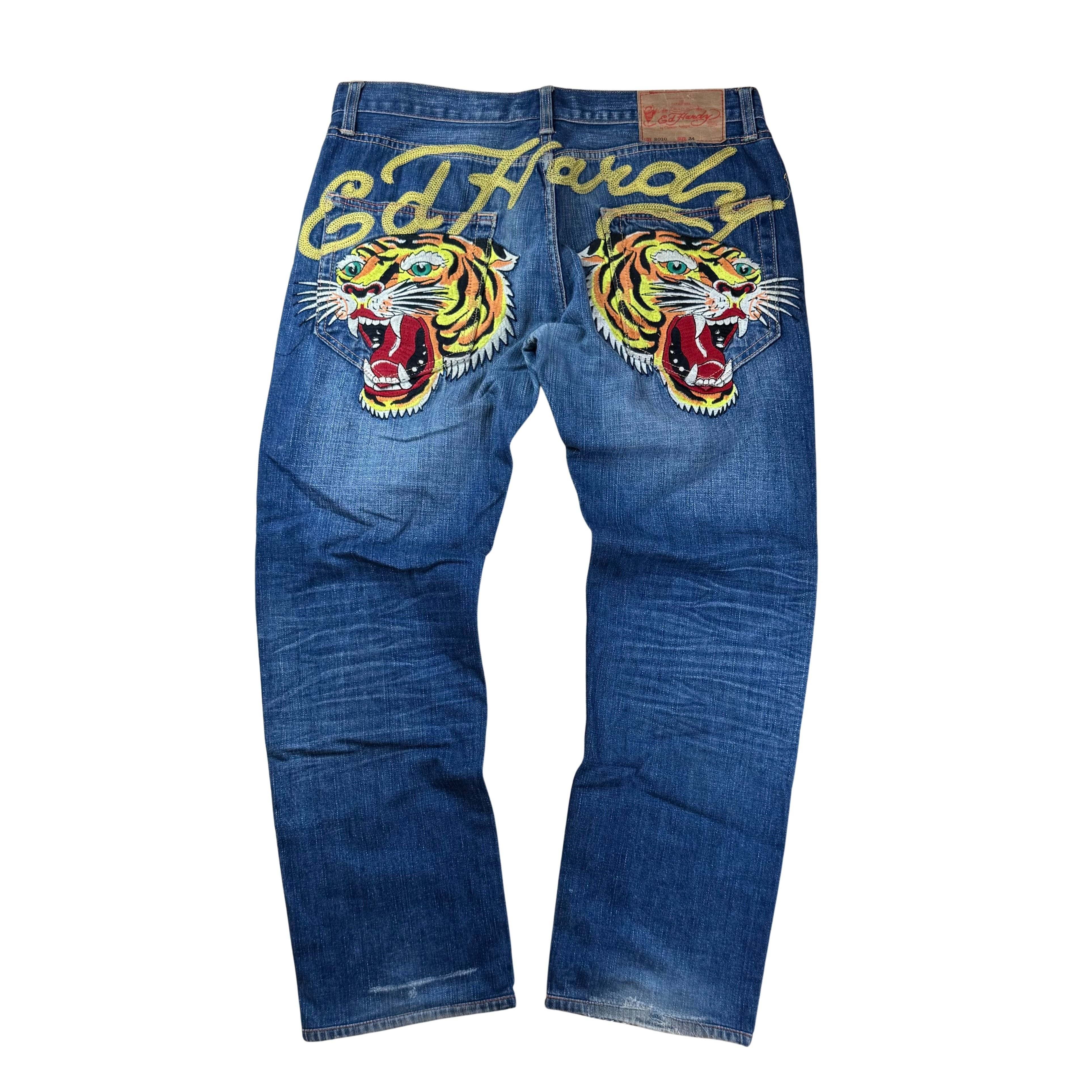 Vintage Ed Hardy Y2k Jeans 2010  - 34