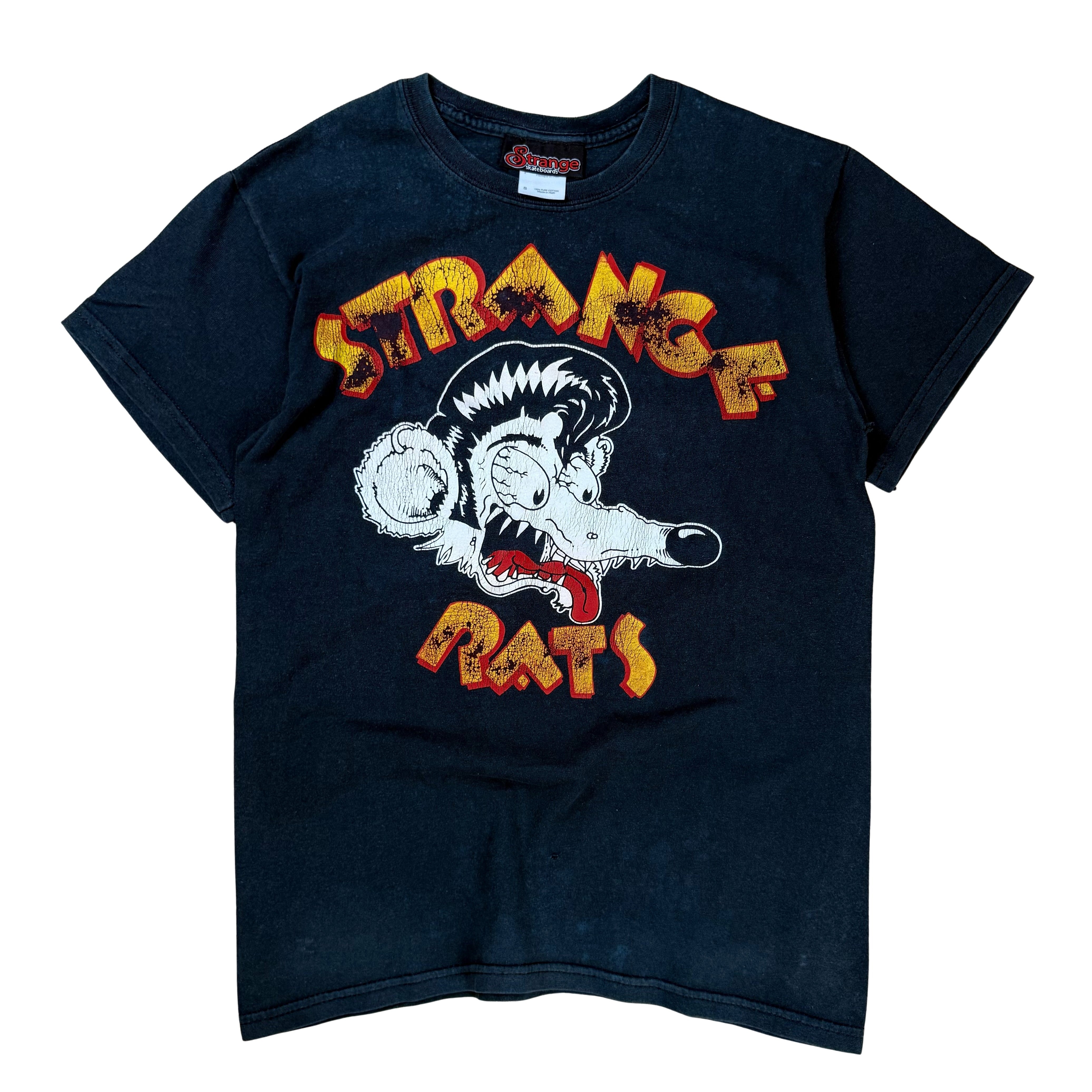 Vintage 90s Strange Rats Skateboards T-Shirt  - S