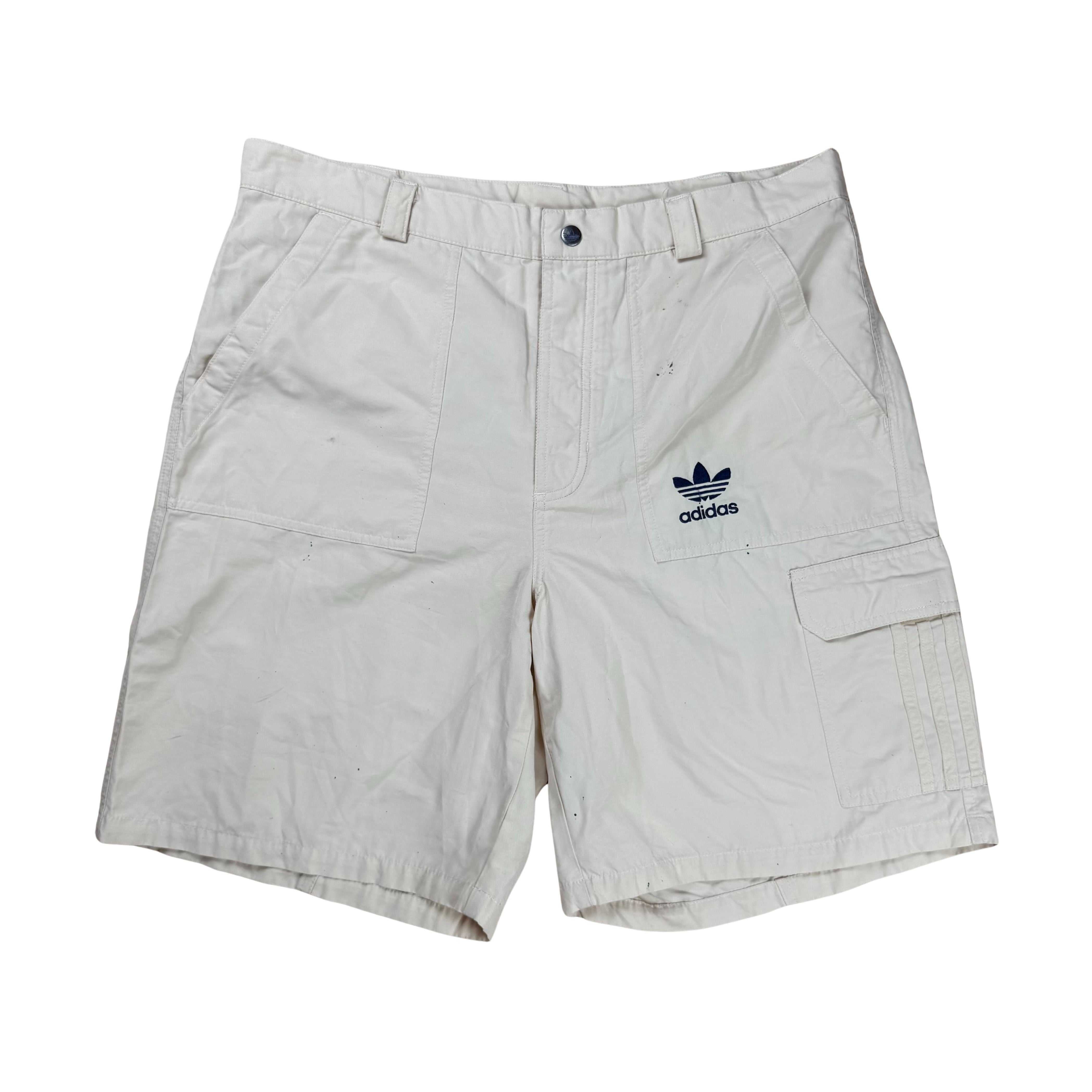 Vintage 80s Adidas Cargo Shorts  - L